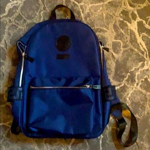 Blue Versace backpack
